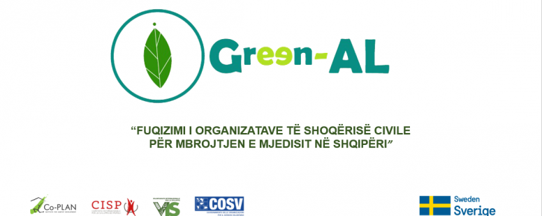 Green-AL – Fuqizimi i Organizatave të Shoqërisë Civile për mbrojtjen e mjedisit në Shqipëri